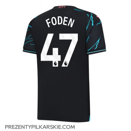 Stroje piłkarskie Manchester City Phil Foden #47 Koszulka Trzeciej 2023-24 Krótki Rękaw